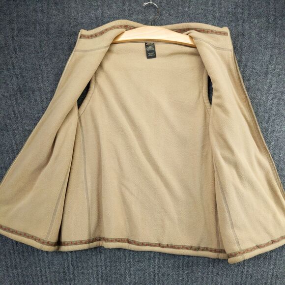 Gander Mountain Guide Series Size XL Brown Lambswool Blend Full Zip Vest - Picture 11 of 12